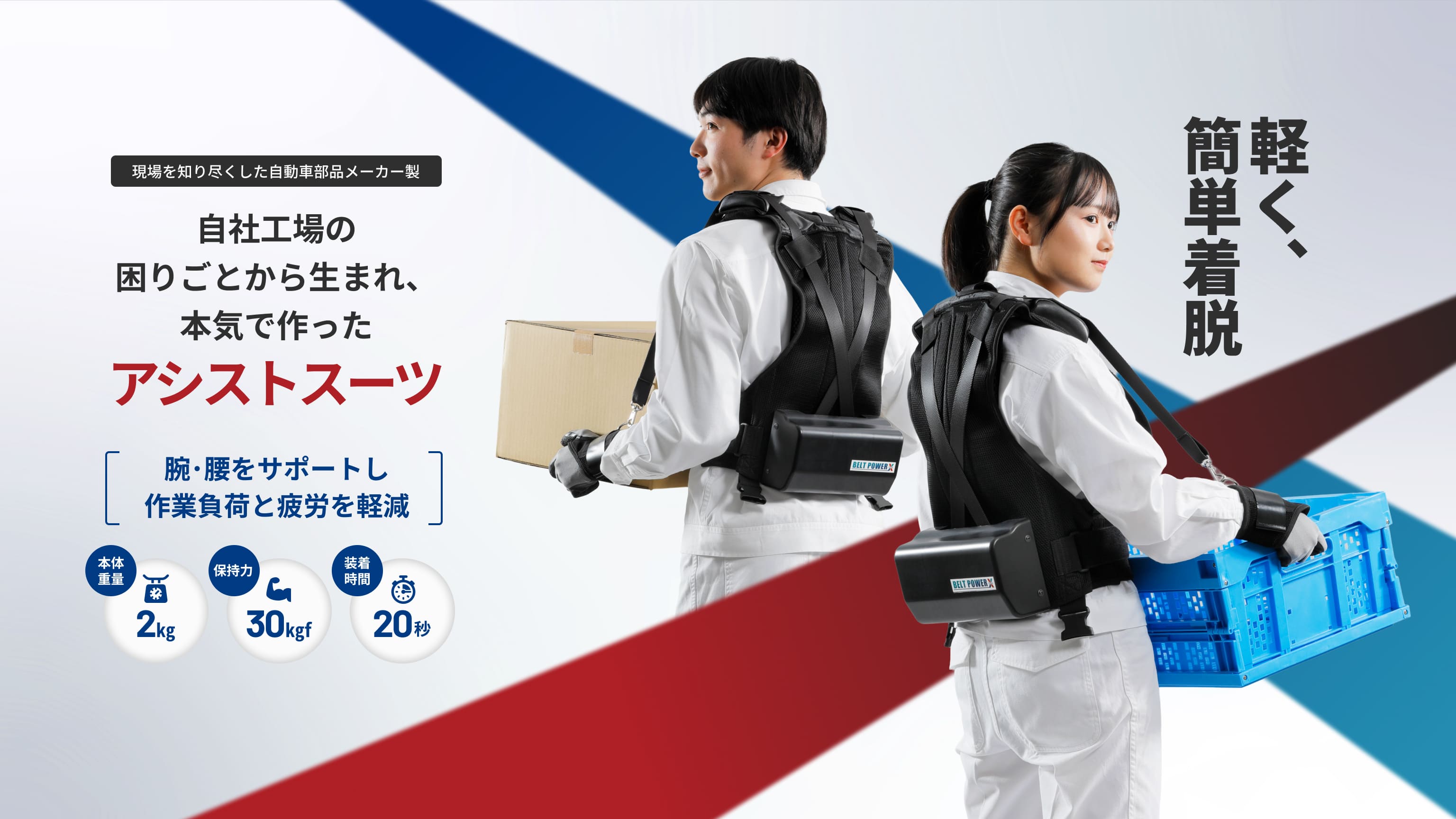 BELT POWER X（アシストスーツ）｜マザーサンユタカ技研株式会社